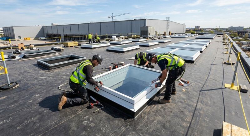 Commercial Skylight Renovation in Redmond, WA