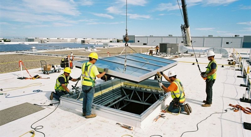 Commercial Skylight Renovation in Santa Rosa, CA