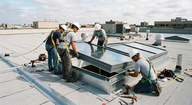 Commercial Skylight Renovation in Renton, WA