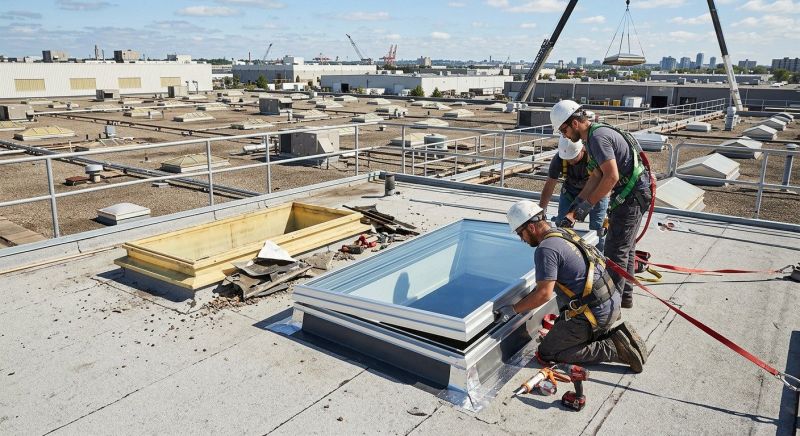 Commercial Skylight Renovation in Renton, WA