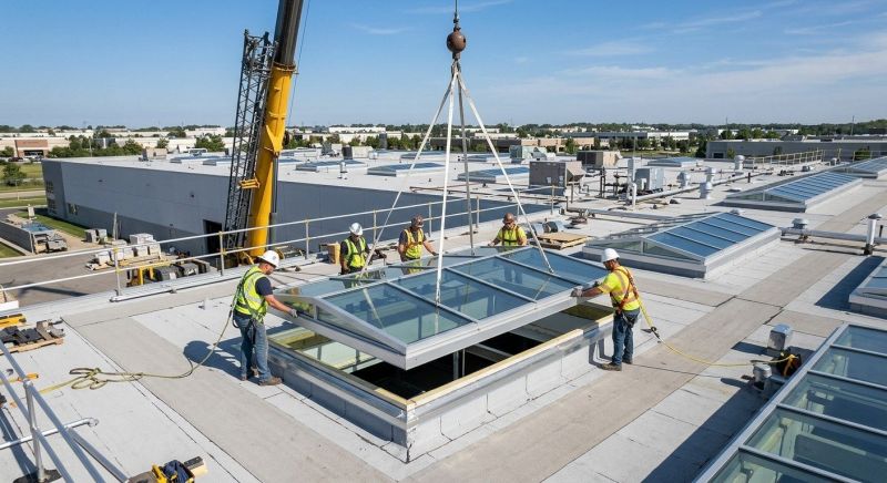 Commercial Skylight Renovation in Beaumont, TX