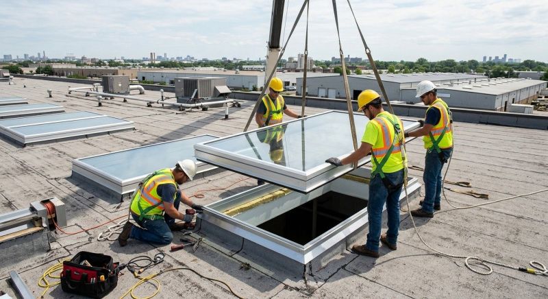 Commercial Skylight Renovation in Tacoma, WA
