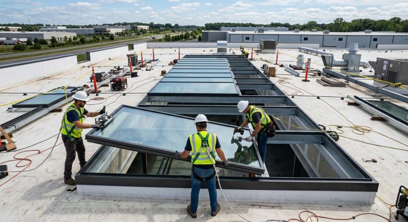 Commercial Skylight Renovation in Seattle, WA