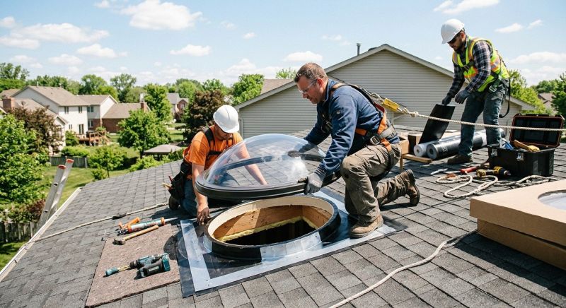 Dome Skylight Installation in Seattle, WA