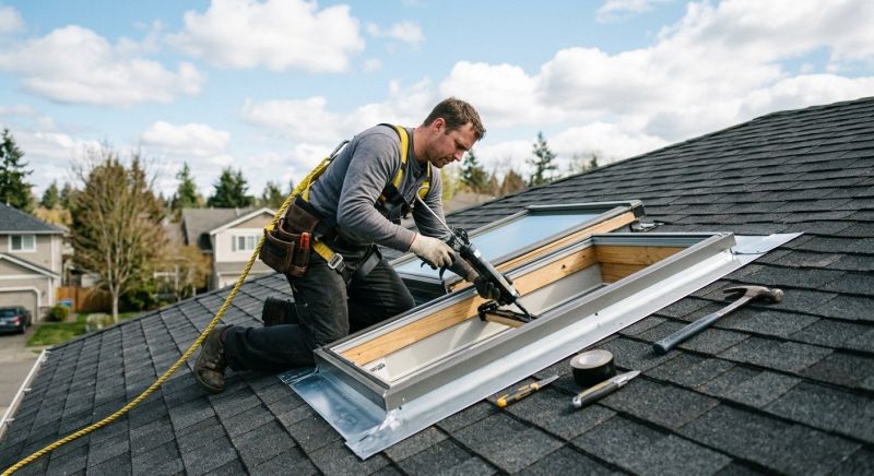 Skylight Glass Repair in Gig Harbor, WA
